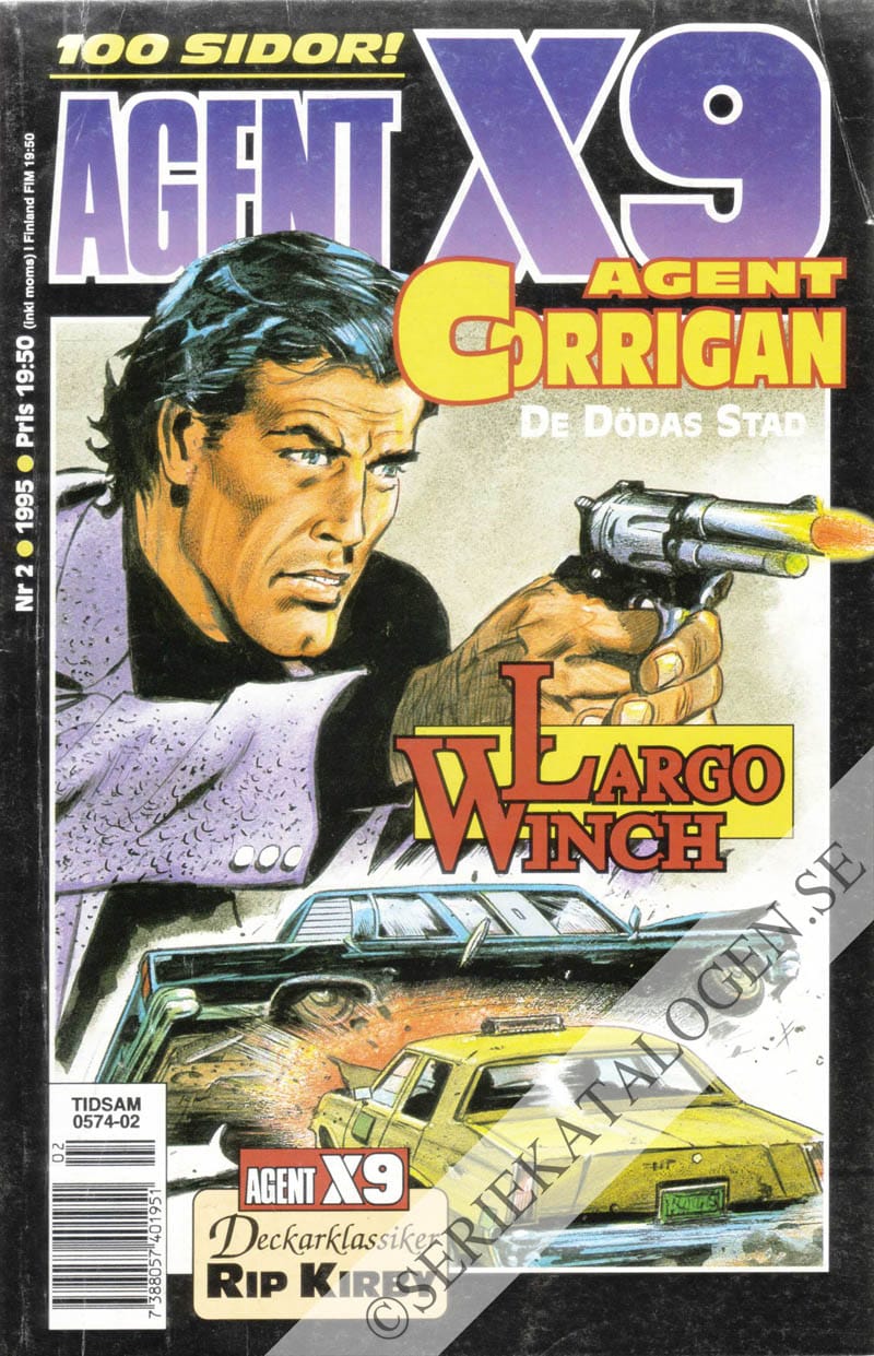 Framsida på Agent X9 #2 (1995)