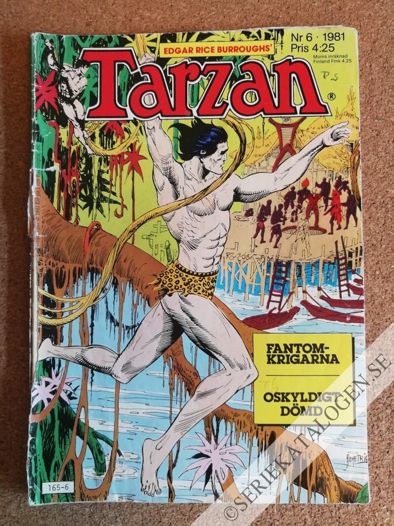 Framsida på Tarzan #6 (1981)