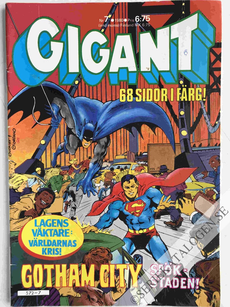 Framsida på Gigant #7 (1980)