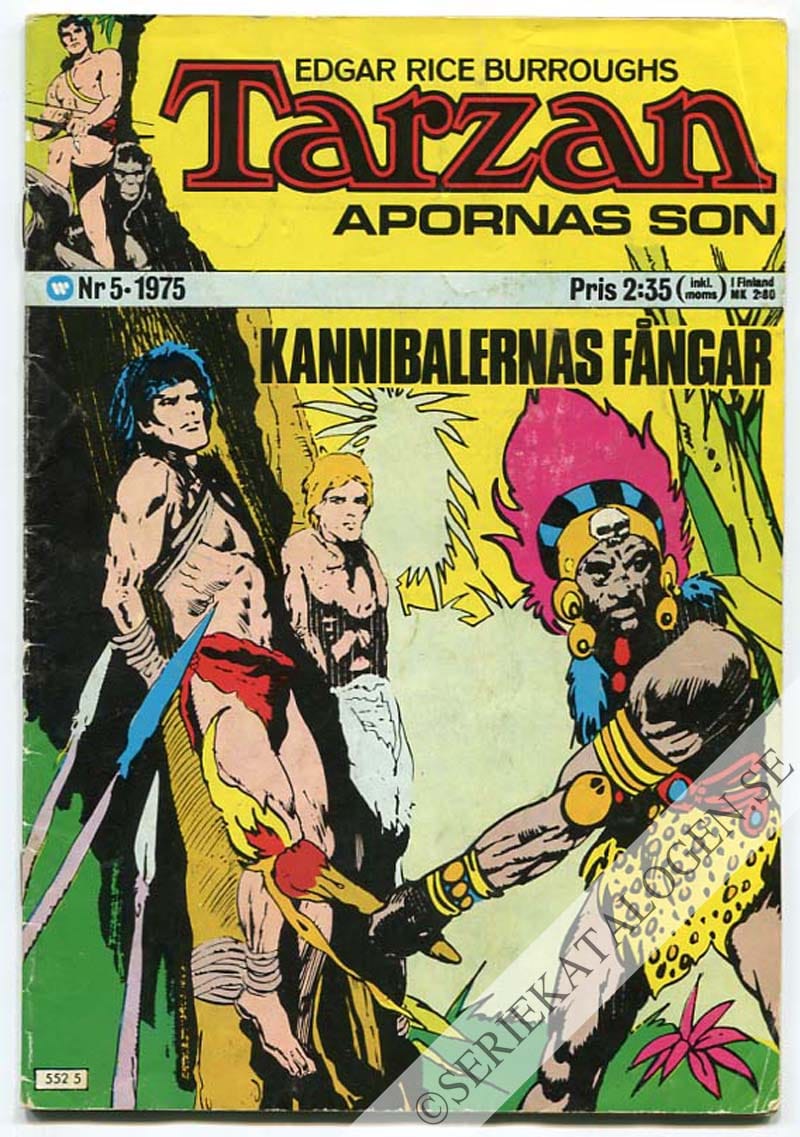 Framsida på Tarzan #5 (1975)