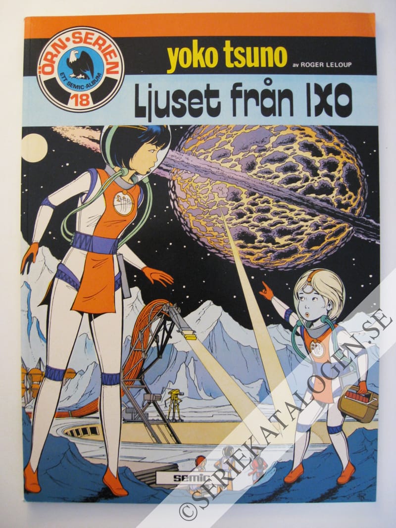 Framsida på Yoko Tsuno #9 - Ljuset från Ixo (1984)