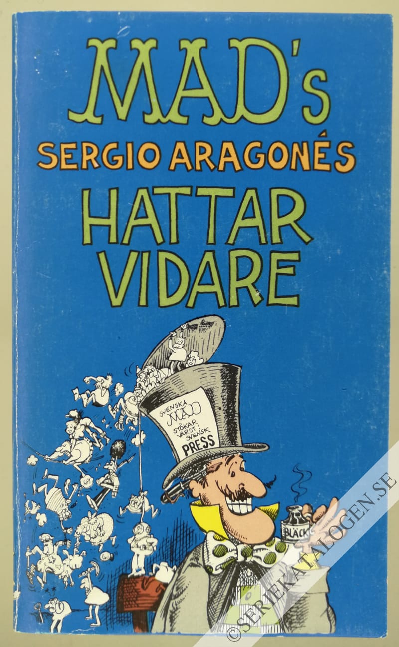 Framsida på MAD-pocket MAD's Sergio Aragonés hattar vidare (1982)