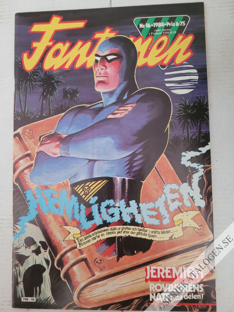 Framsida på Fantomen #16 (1984)