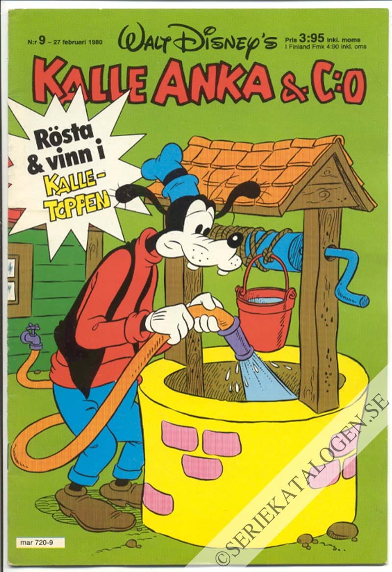 Framsida på Kalle Anka & C:o #9 (1980)
