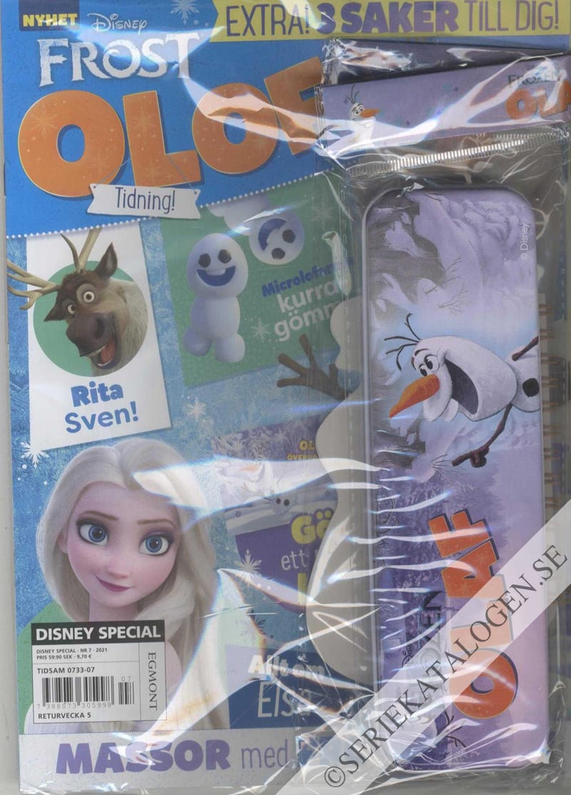 Framsida på Disney special #7 - Frost - Olof (2021)