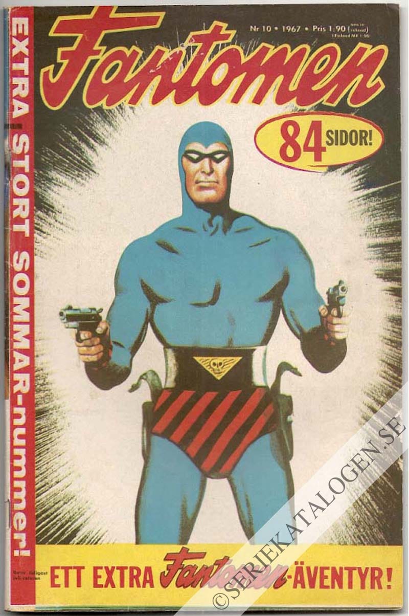 Framsida på Fantomen #10 (1967)