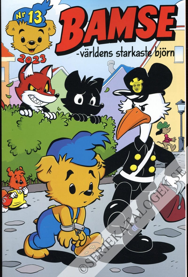 Framsida på Bamse #13 (2023)