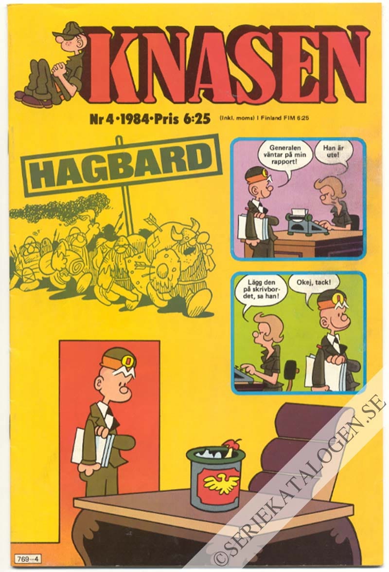 Framsida på Knasen #4 (1984)
