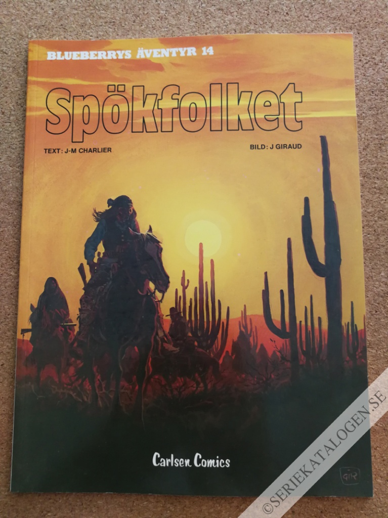 Framsida på Blueberrys äventyr Spökfolket (1988)