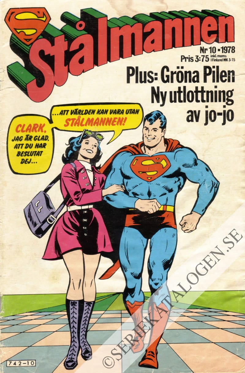 Framsida på Stålmannen #10 (1978)