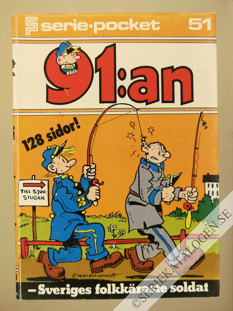 Framsida på Seriepocket #51 - 91:an (1977)