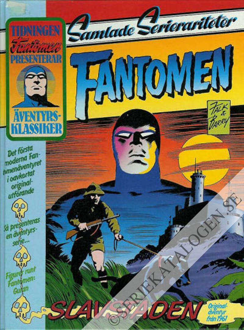 Framsida på Samlade Serierariteter Fantomen 1961 (1986)