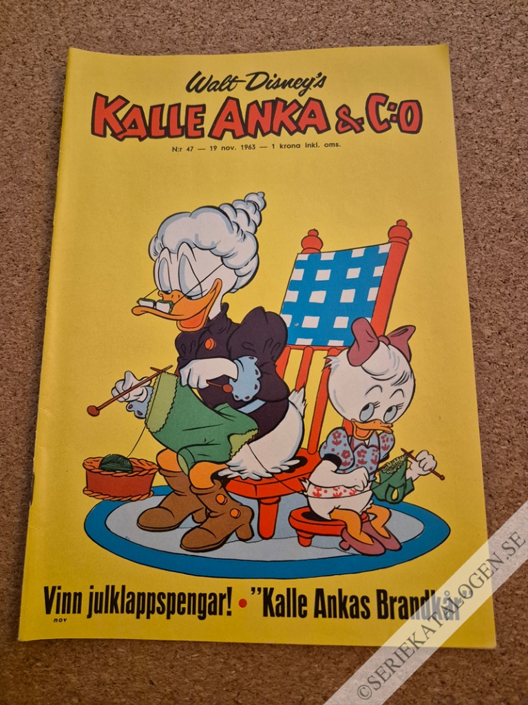Framsida på Kalle Anka & C:o #47 (1963)