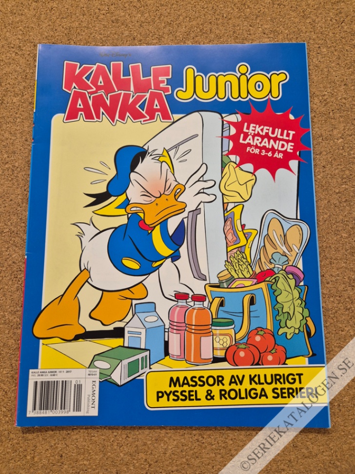 Framsida på Kalle Anka junior #1 (2017)