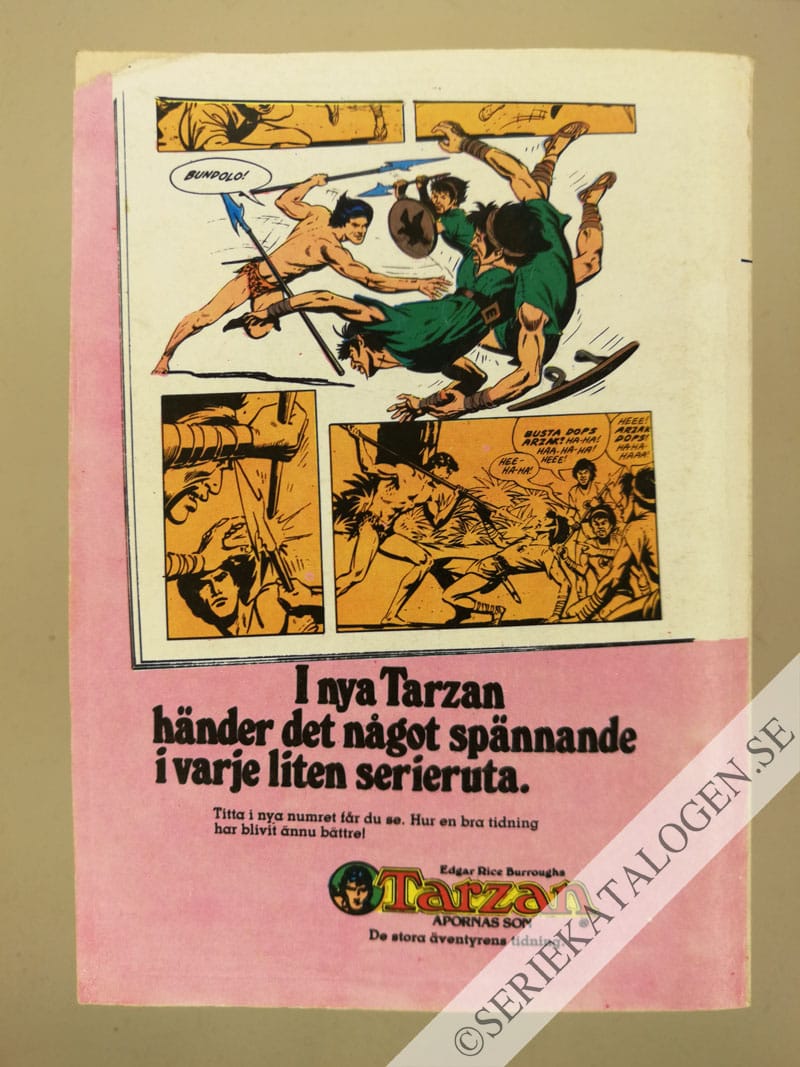 Baksida på Dödens kurir (1978)