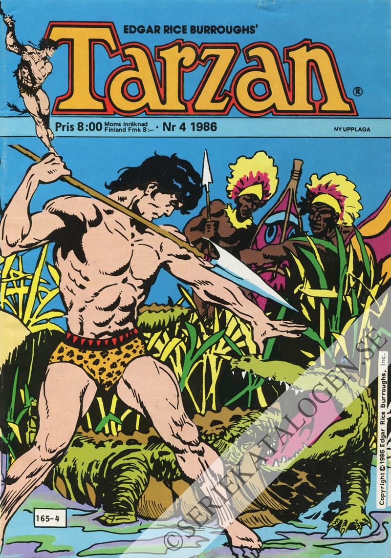 Framsida på Tarzan #4 (1986)