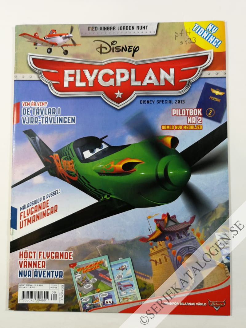Framsida på Disney special Flygplan (2013)