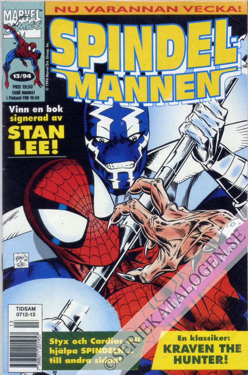 Framsida på Spindelmannen #13 (1994)