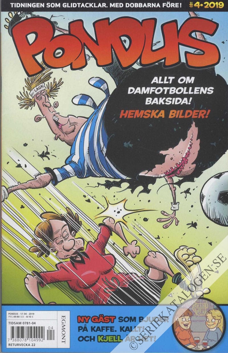 Framsida på Pondus #4 (2019)