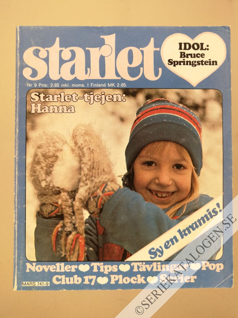 Framsida på Starlet #9 (1977)