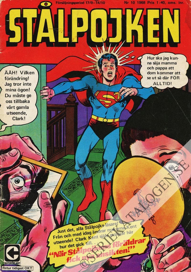 Framsida på Stålpojken #10 (1968)