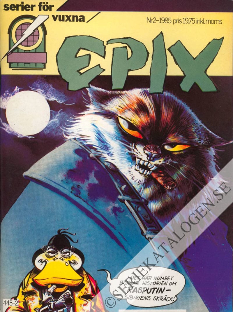 Framsida på Epix #2 (1985)