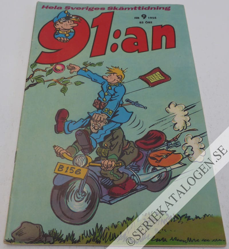 Framsida på 91:an #9 (1958)