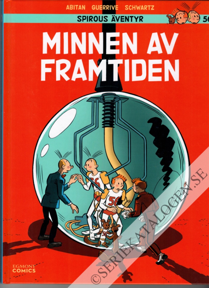 Framsida på Spirous äventyr #56 - Minnen av framtiden (2024)