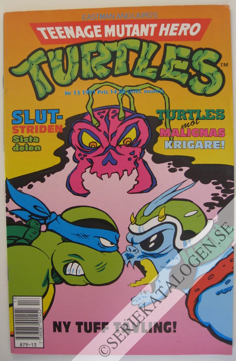 Framsida på Teenage mutant hero turtles #13 (1991)