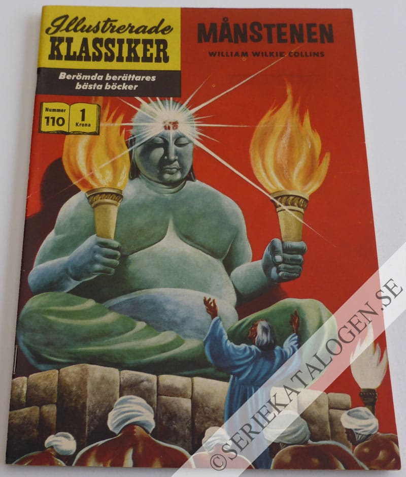 Framsida på Illustrerade Klassiker #110 - Månstenen (1960)