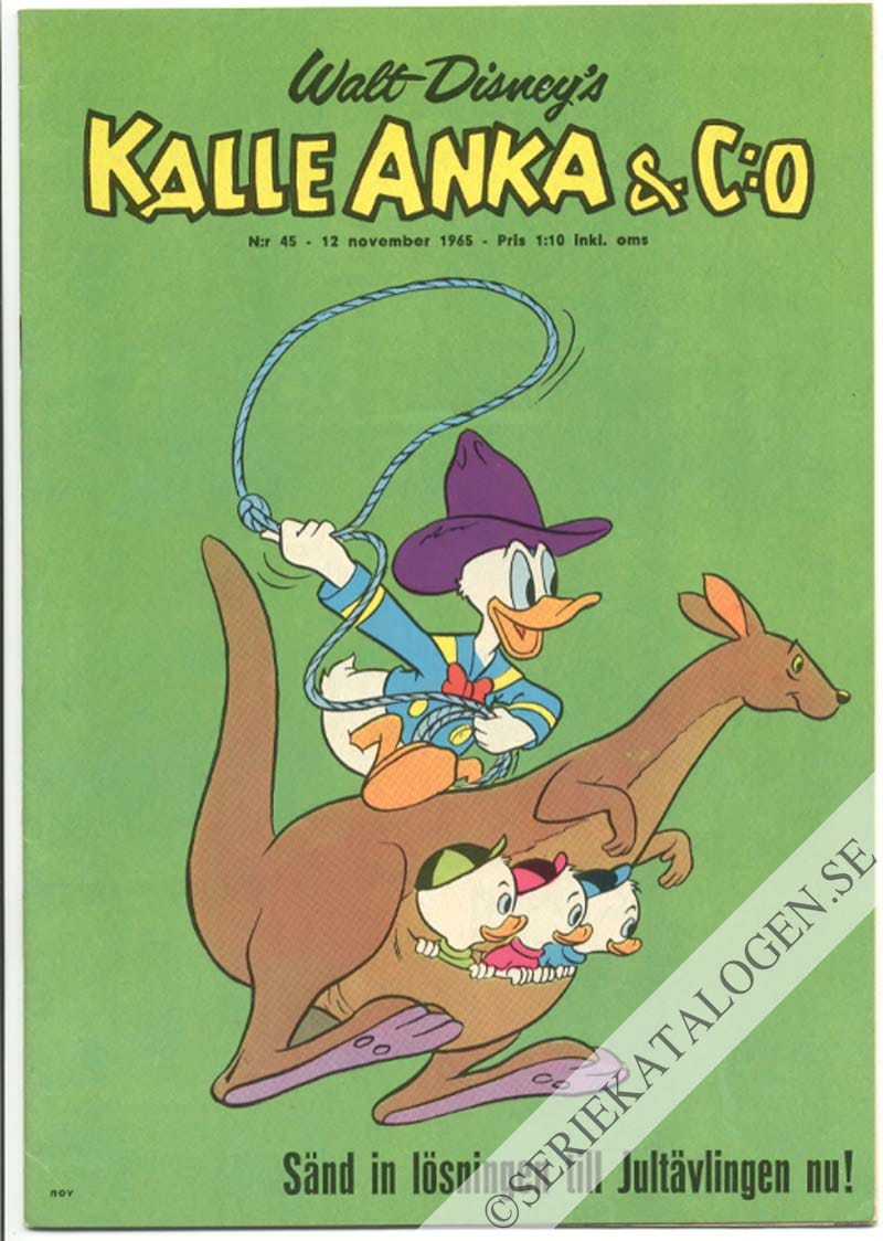Framsida på Kalle Anka & C:o #45 (1965)