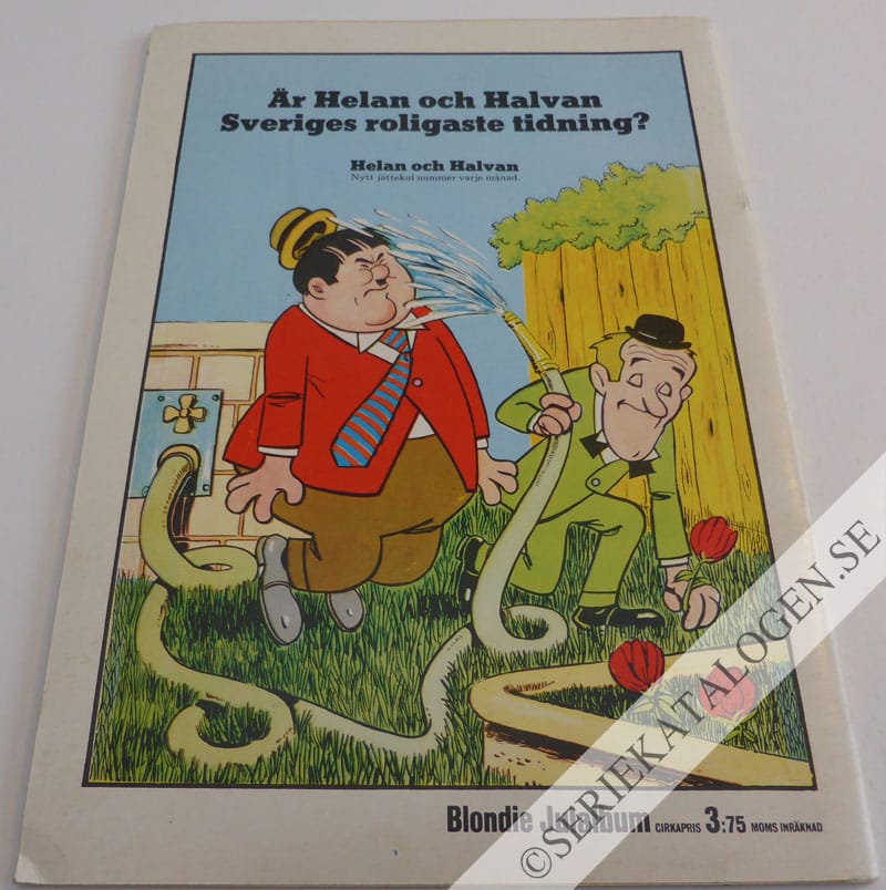 Baksida på Stort julalbum (1971)