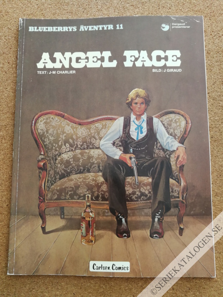 Framsida på Blueberrys äventyr Angel face (1985)