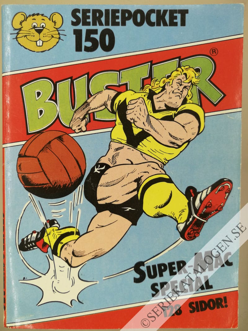 Framsida på Seriepocket #150 - Buster (1985)