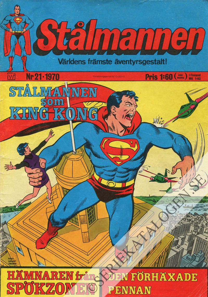 Framsida på Stålmannen #21 (1970)