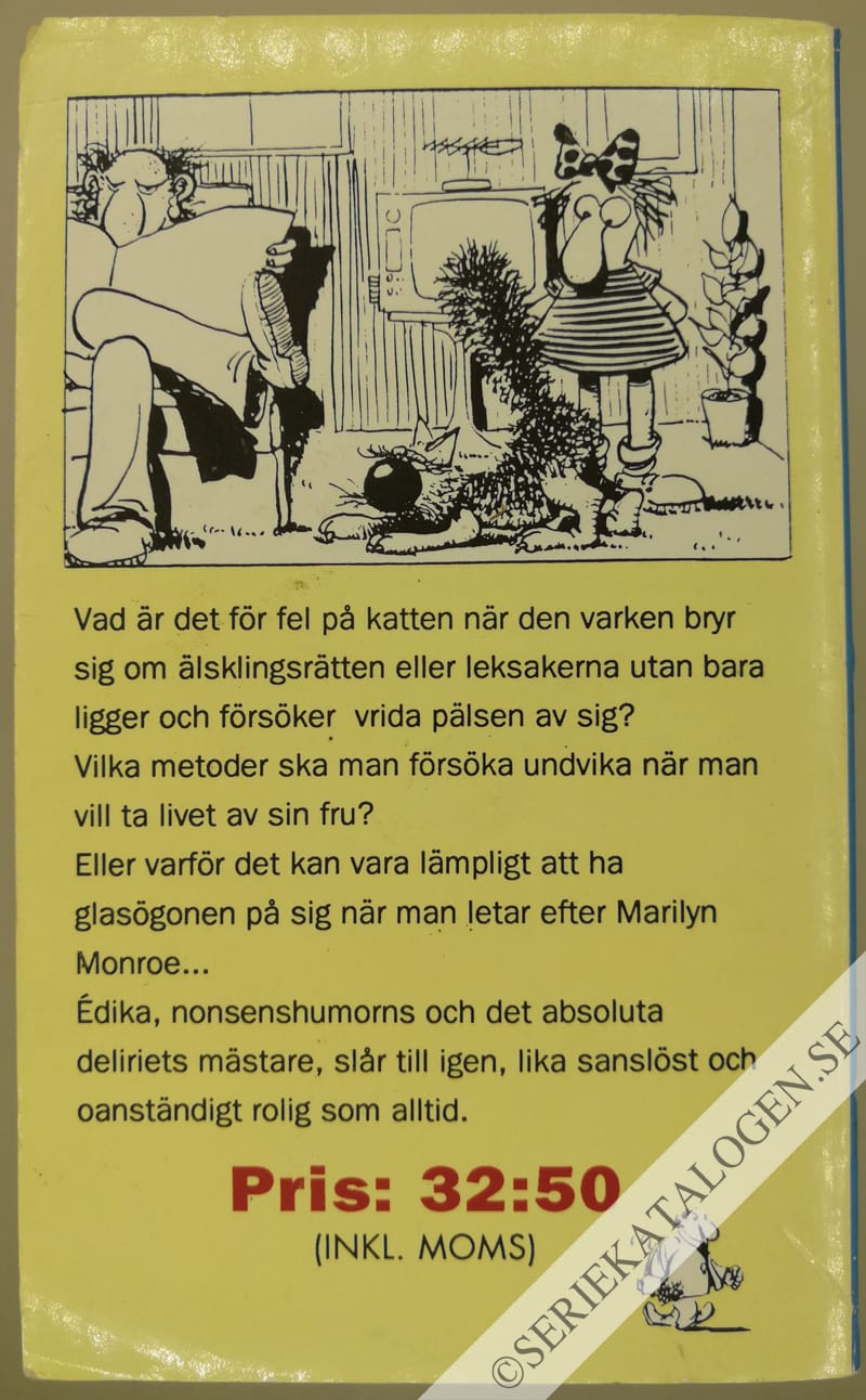 Baksida på Det är inte på allvar (1991)