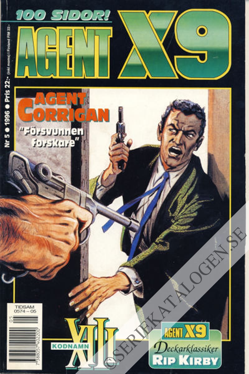 Framsida på Agent X9 #5 (1996)