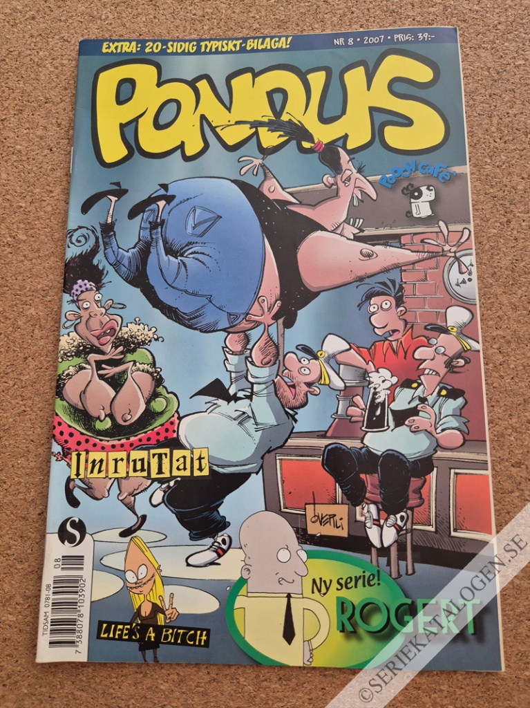 Framsida på Pondus #8 (2007)