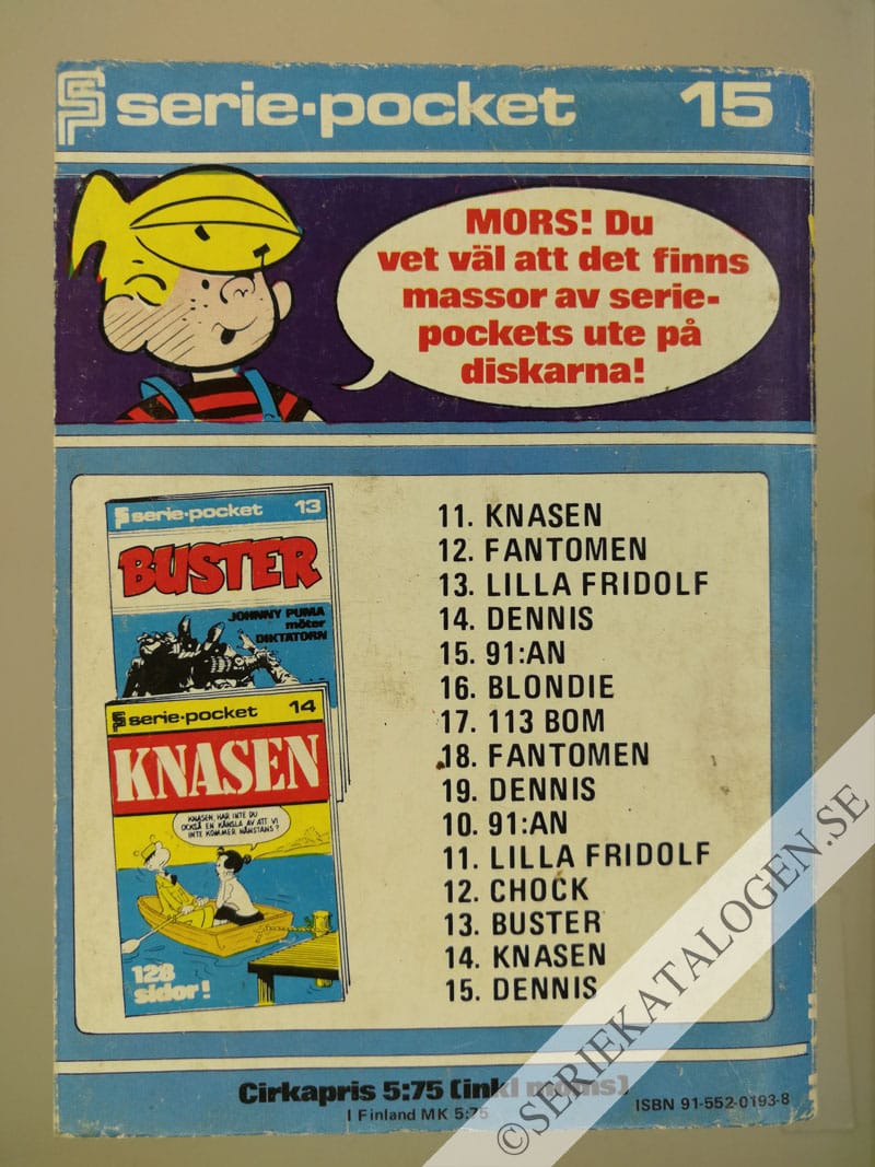 Baksida på Dennis (1973)