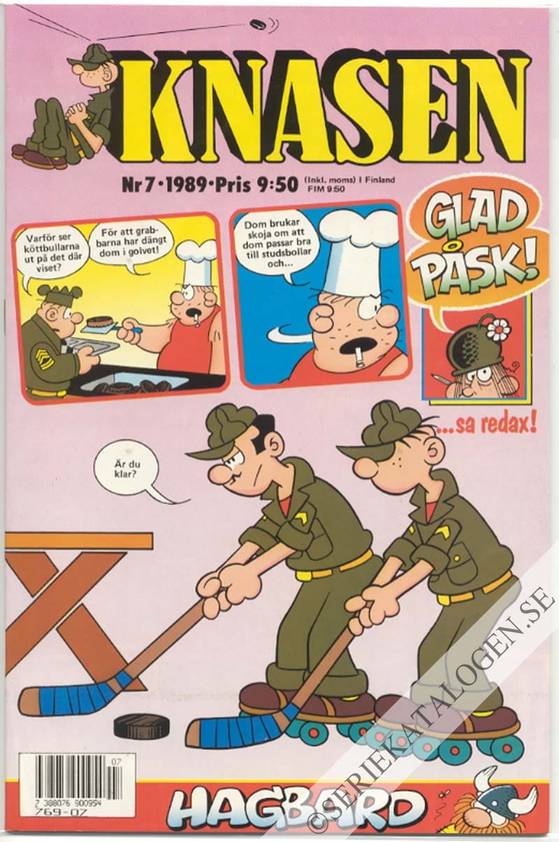 Framsida på Knasen #7 (1989)