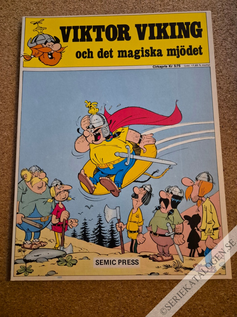 Framsida på Trumf-serien #2 - Viktor Viking och det magiska mjödet (1971)
