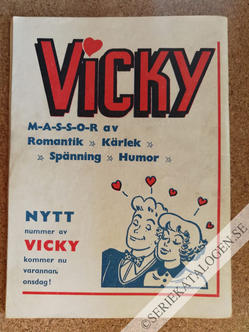 Baksida på Enkel biljett till kärleken (1958)