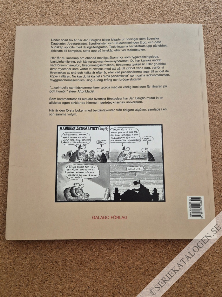 Baksida på Samlade teckningar 1989-1999 (2001)