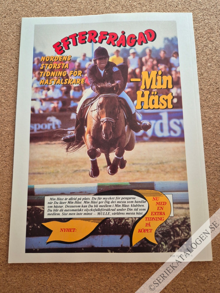 Baksida på Jag Mulle - Allt det bästa om världens mesta häst! (1984)