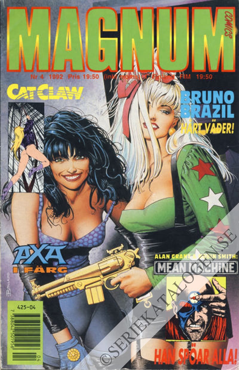 Framsida på Magnum comics #4 (1992)