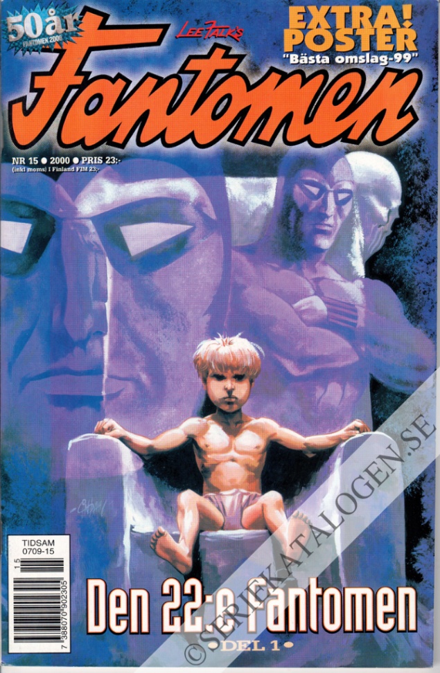 Framsida på Fantomen #15 (2000)