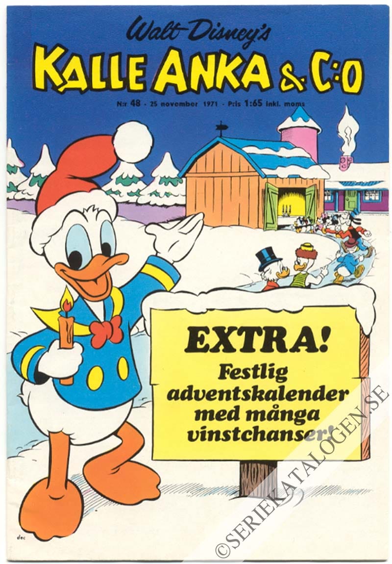 Framsida på Kalle Anka & C:o #48 (1971)