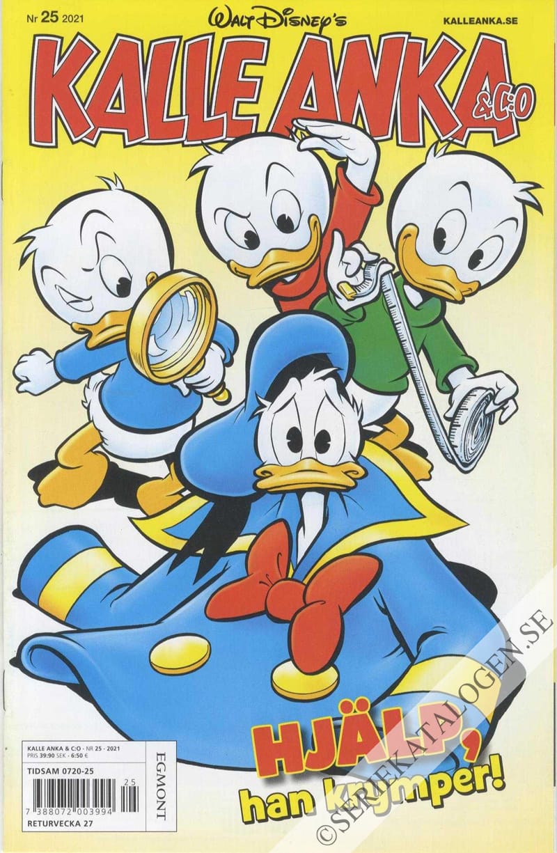 Framsida på Kalle Anka & C:o #25 (2021)