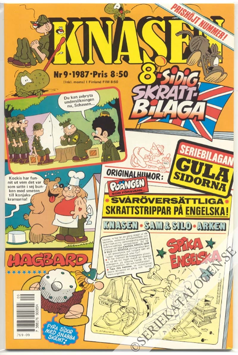 Framsida på Knasen #9 (1987)