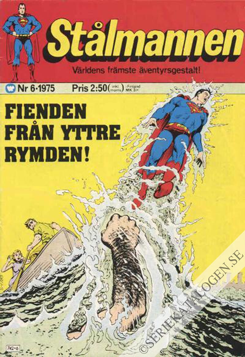 Framsida på Stålmannen #6 (1975)